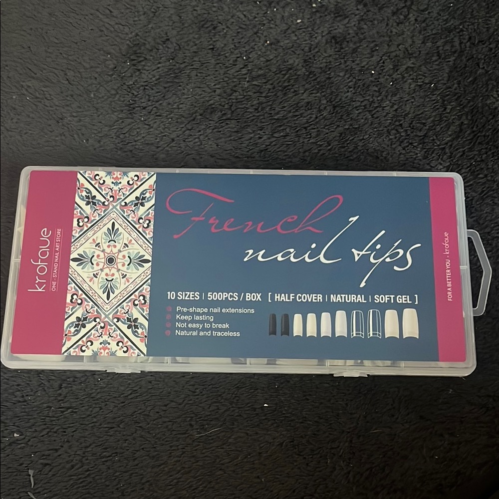 Krofune French Nail Tips Set